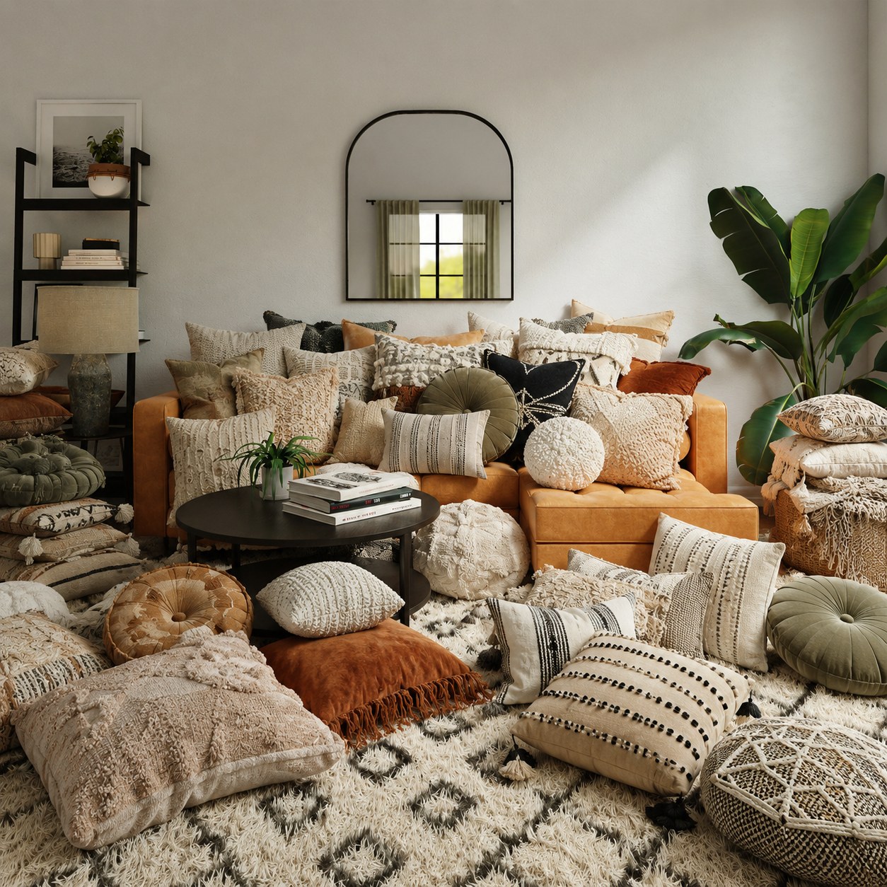 Seirane custom home and living room scene